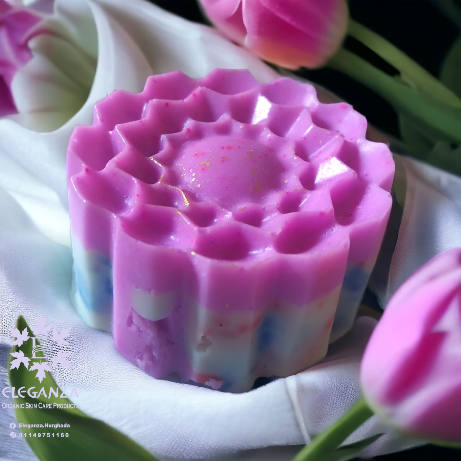 Organic Lavender Natural Soap from Eleganza Organic Cosmetics