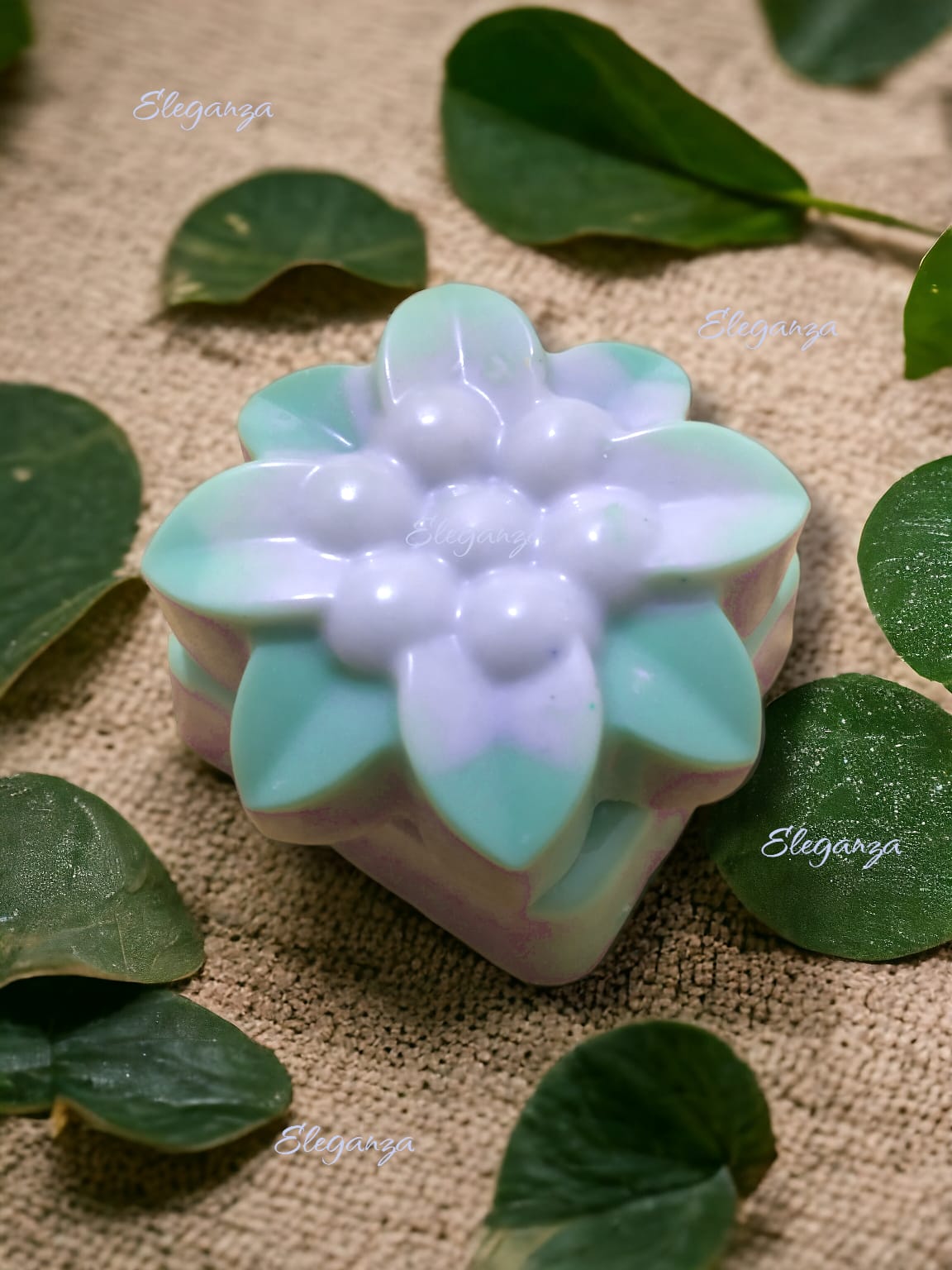 Organic Mint Soap by Eleganza Organic Cosmetics